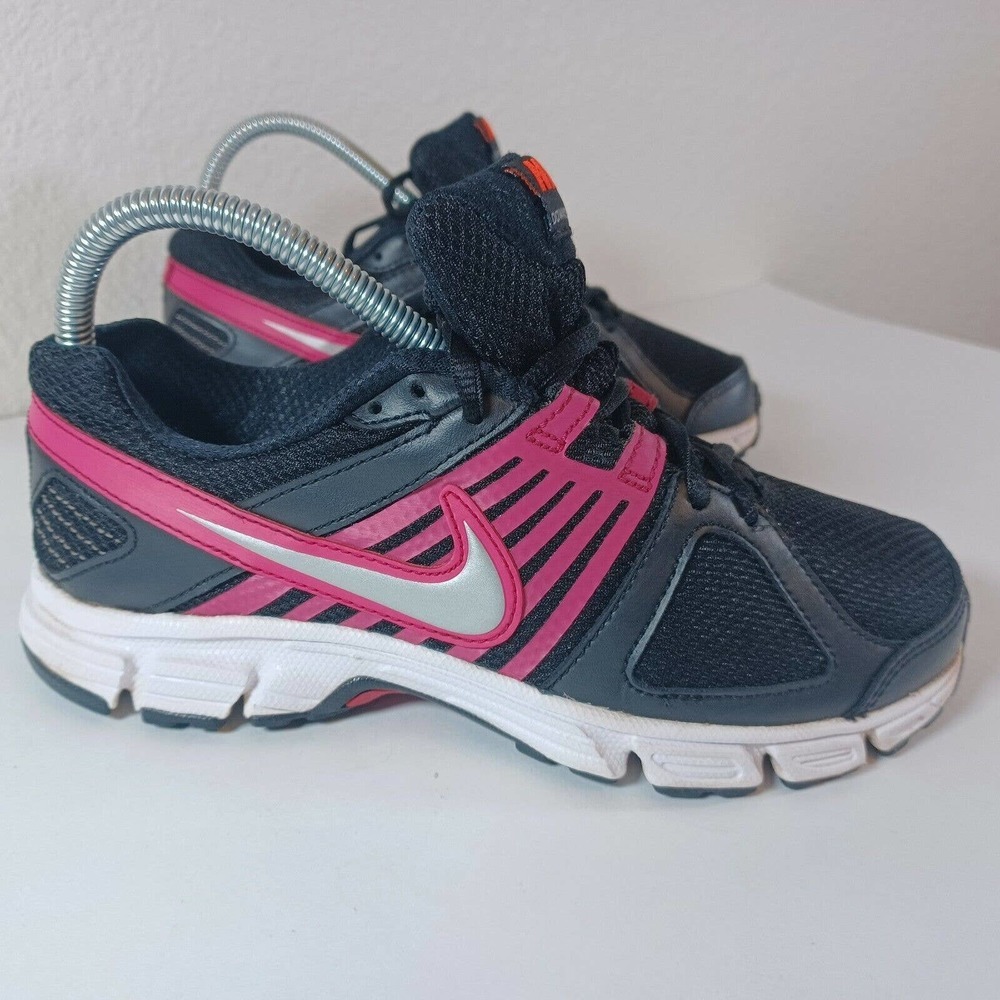 Nike Downshifter 5 Womens Size 6 Running Shoes Black/Pink/Silver